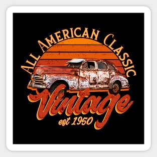 All American Classic Vintage Sticker